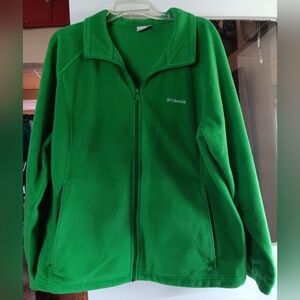 Columbia Green Fleece Jacket